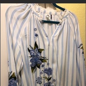 Anthropologie 2018 Embroidered Boho Blouse